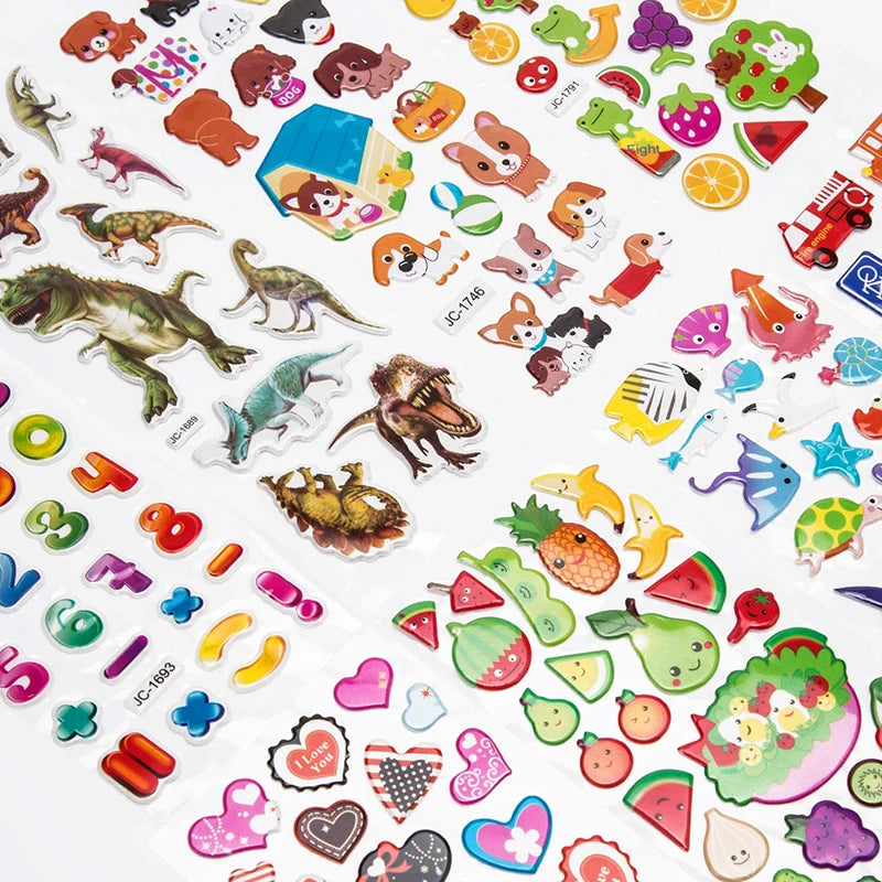 Kids Reward 3D Sticker Packs