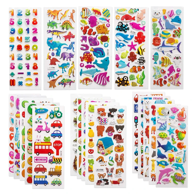 Kids Reward 3D Sticker Packs