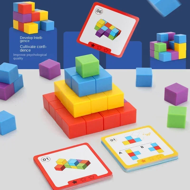 3D Spatial Logic Puzzle Set