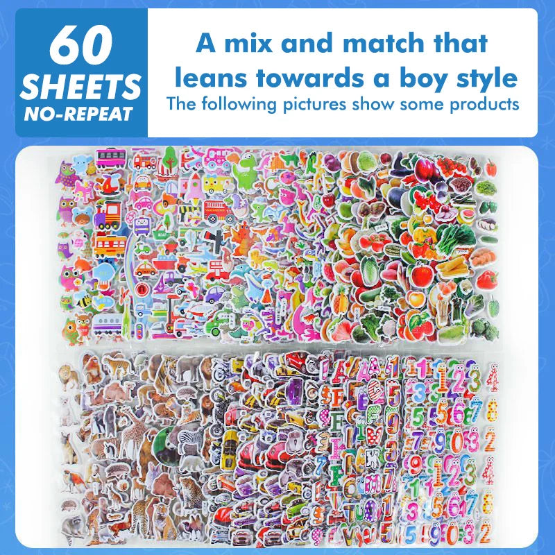 Kids Reward 3D Sticker Pack