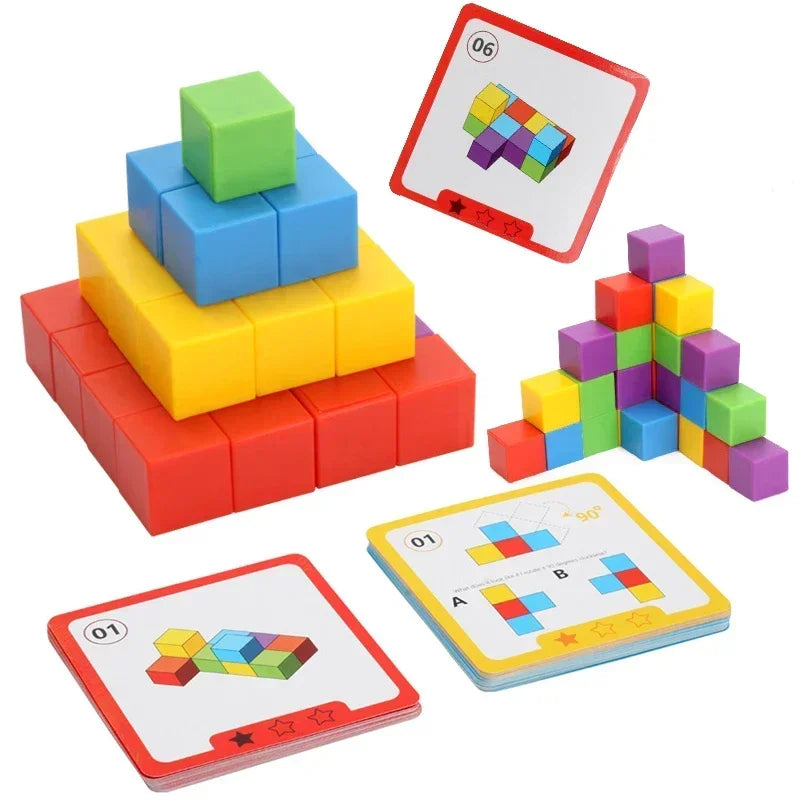 3D Spatial Logic Puzzle Set