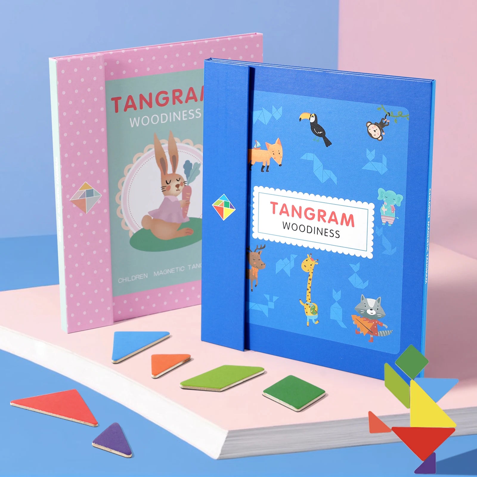 Magnetic Tangram Puzzles