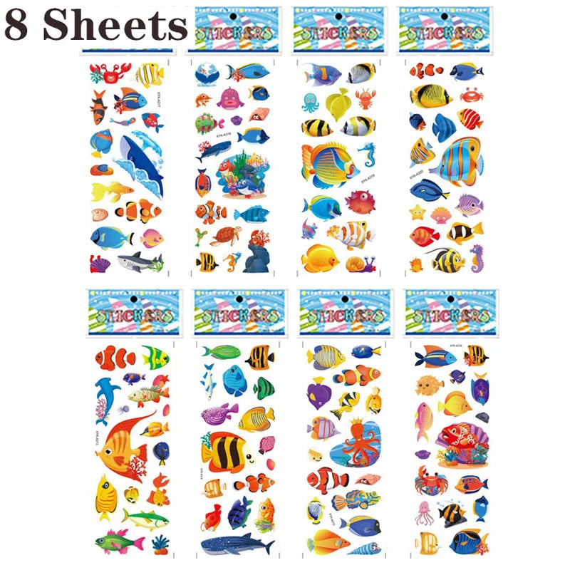 Kids Reward 3D Sticker Packs
