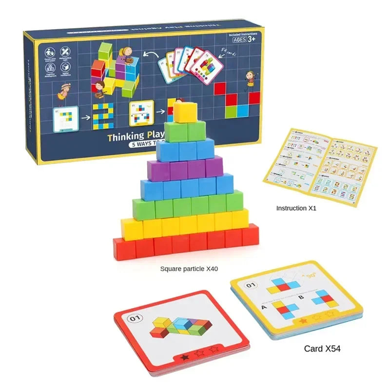 3D Spatial Logic Puzzle Set