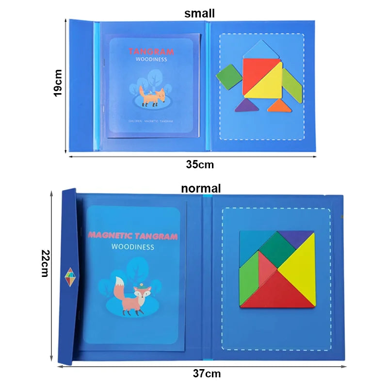 Magnetic Tangram Puzzles